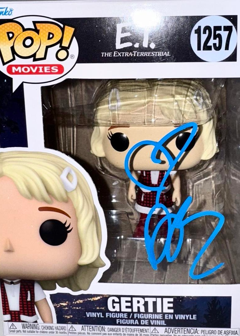 Drew Barrymore Signed Funko Pop #1257 "Gertie" E.T. Movie - Beckett COA